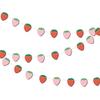 1PC New Fruit Strawberry Pineapple Paper Skewers Hawaiian Decoration Garland Children's Day Birthday Party Background Setup