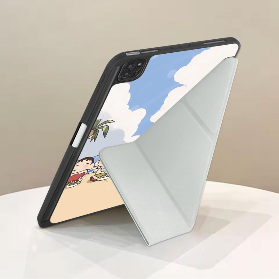 Tablet Case For iPad Pro 2025 Pro 11th 10th 9th 8th 7th 12.9inch Air 4 5 M3 M2 1 2 M4 11inch Mini 6 7 Holder Cover Cra-yons