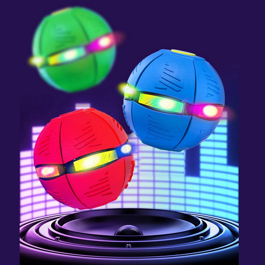 Эластичный мяч с летающей тарелкой, улучшенный шаг на мяче, детские игрушки для шагов с мячом для ног