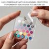 A95D-Season Color Palette Cards Clear Acrylic Season Color Analysis Swatches Keychain Color Matching Guide For Styling,Outfits,M