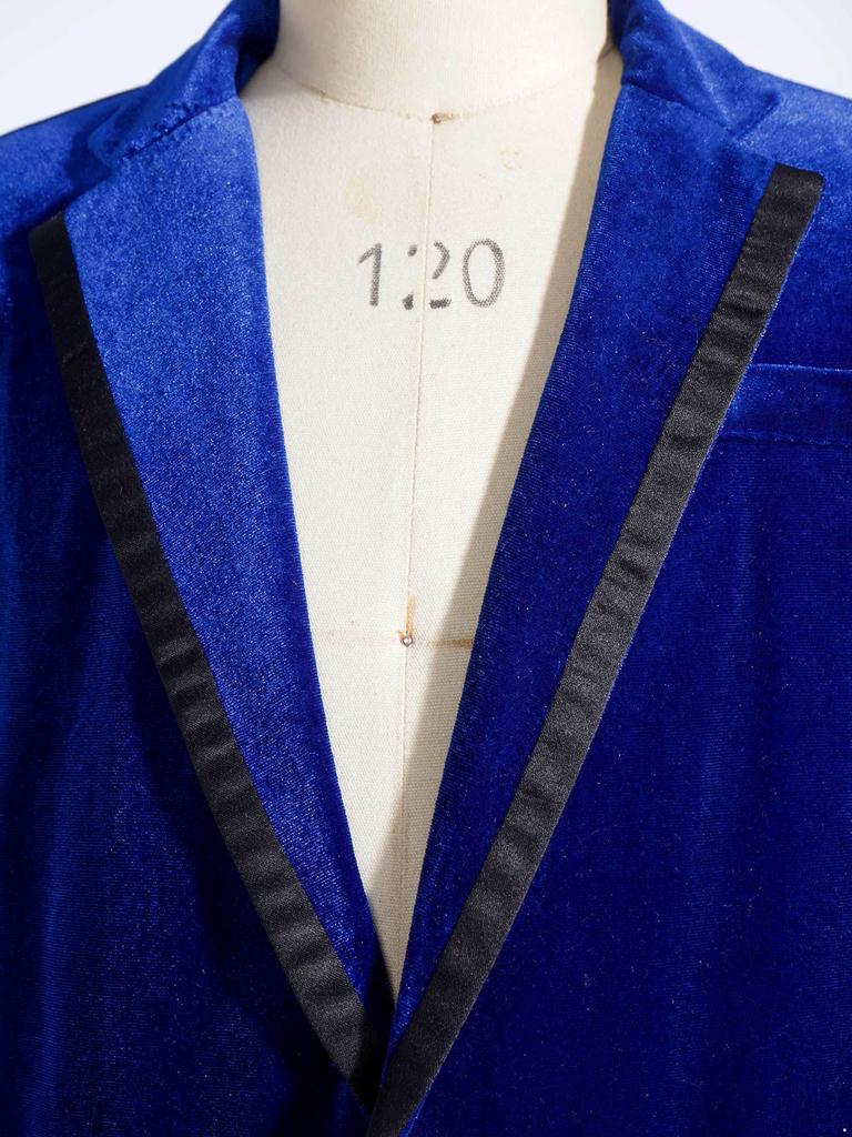 Boys Formal Blazer Velvet Material Notch Lapel One Button Flap Pocket Tuxedo Jacket Fully Lining Outwear