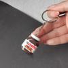 2Pcs Creative Simulation Hazelnut Chocolate Jam Bottle Keychain Couple Keyring Bag Pendant Car Key Holder Gifts