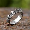 Fashion  New Vintage 316L Stainless Steel Unique Cross Crown RingFor Man Women Couple&Lover`s Gift Antique Jewelry
