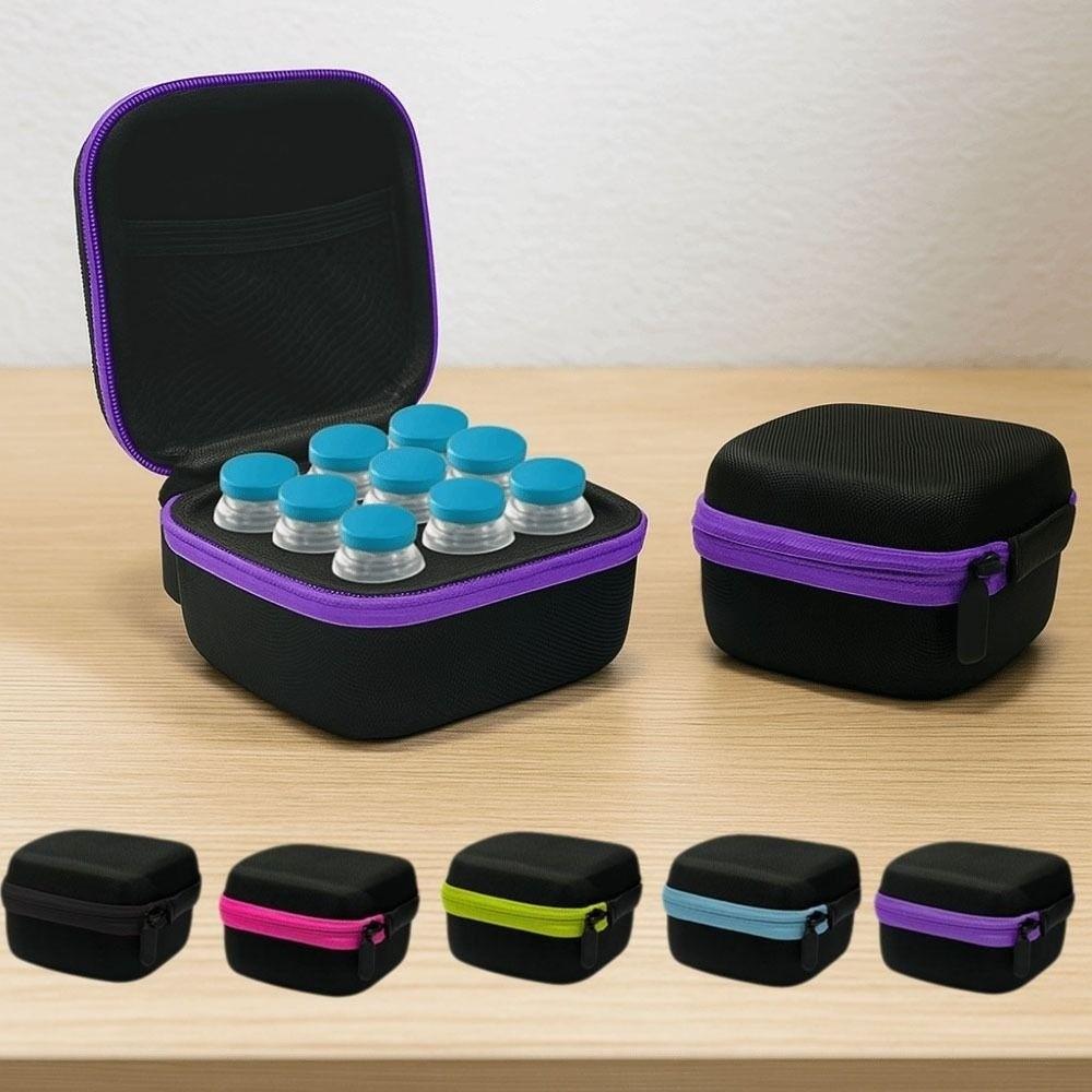 Wear-resistant EVA Insulin Organizer 10ML 9 Vials Storage Case Insulin Vial Protector Travel Use