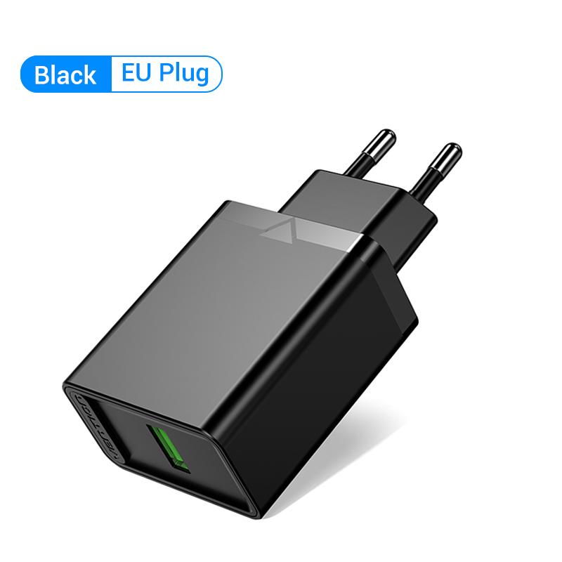 Vention 18W USB Charger USB QC 3.0 USB Quick Phone Charger for Xiaomi Samsung S9 Huawei Fast Wall Charger EU US Adapter