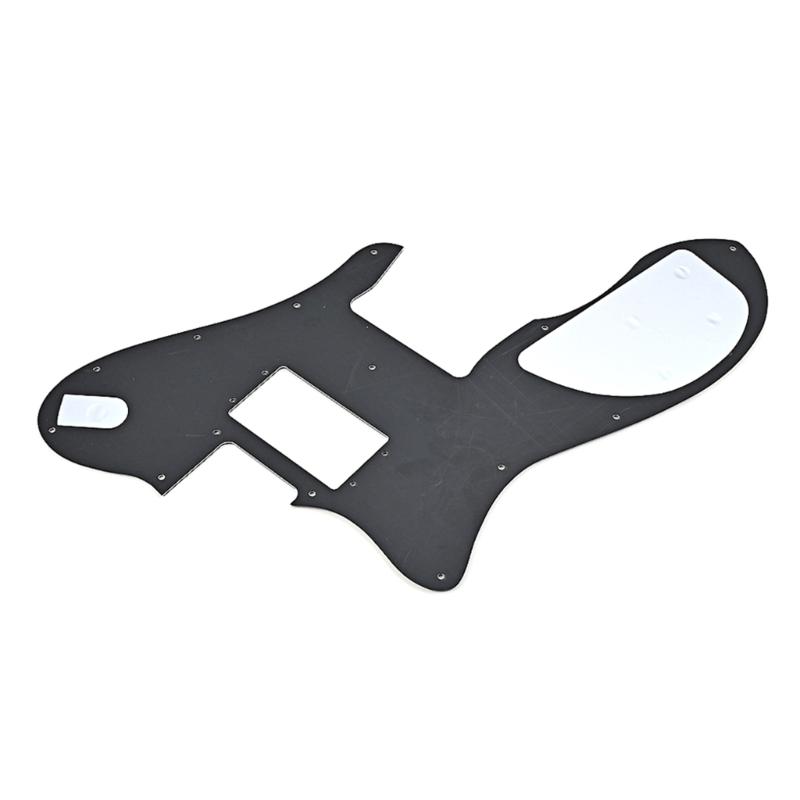 3-слойный 16-отверстий гитарный пикгард (защитная накладка) Single H для 6-струнной стандартной бас-гитары, музыкальный инструмент