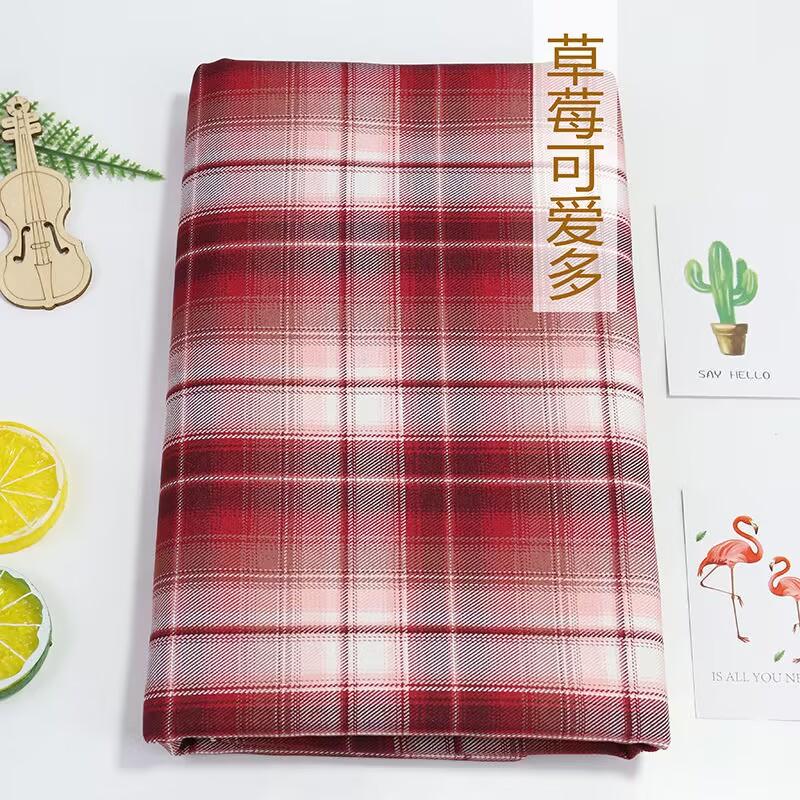 Клетчатая ткань гладкая по 0,5 метра для одежды платьев шитья ткань для униформы Jk в японском стиле рукоделие дышащая не мнется