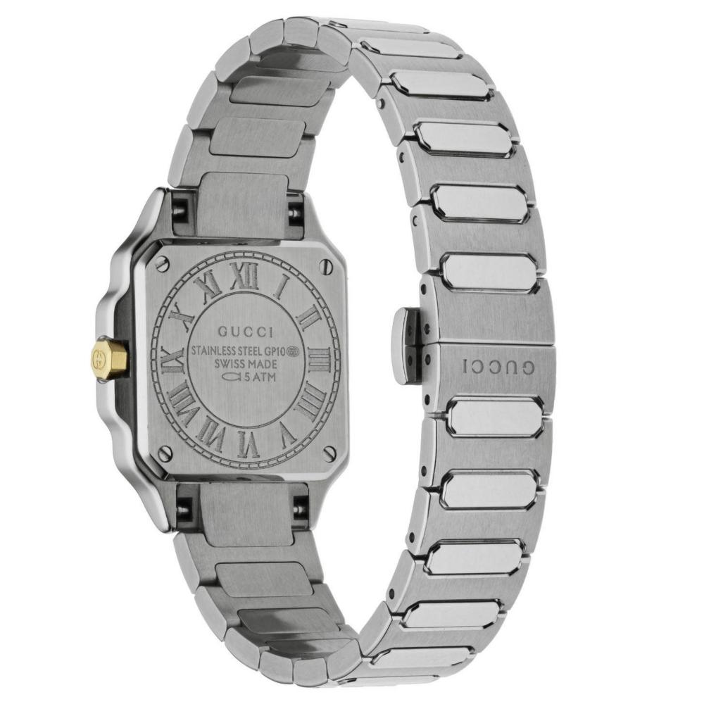 Gucci YA166503 Женские часы G-Flat с серебристым циферблатом
