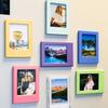 4 шт. Многоцелевая магнитная рамка для фотографий 3 дюйма Рамки для фотографий Украшения для спальни