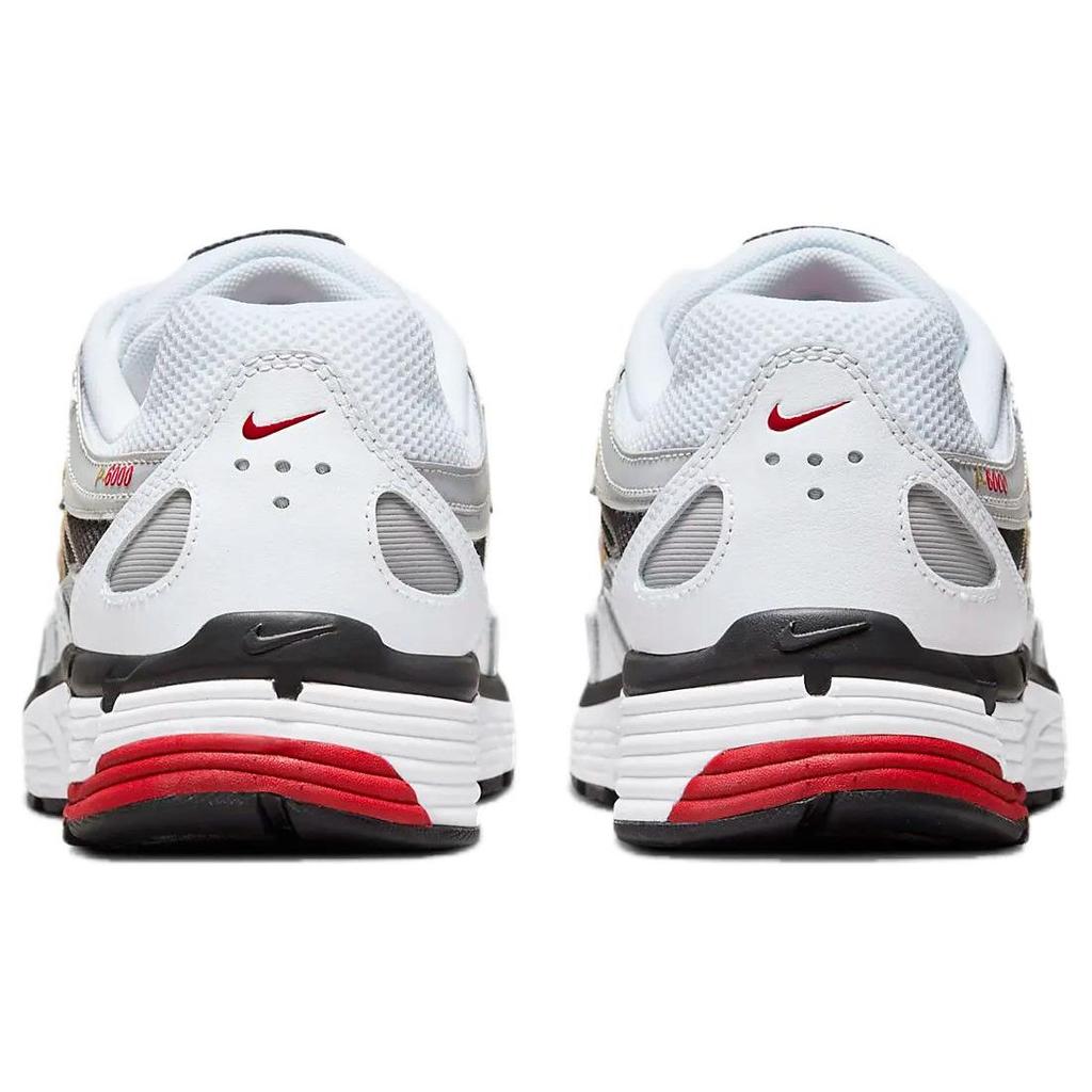 Nike P-6000 Platinum Varsity Красные кроссовки унисекс Белый металлик-платина CD6404-102