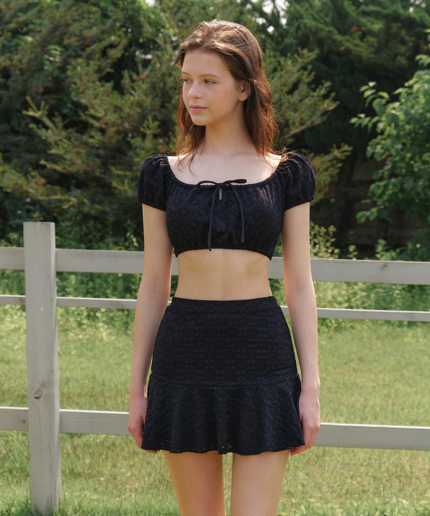 Комплект из топа и шорт Bellodinela Chloe Черный