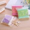 100Pcs Pack Double Head Cotton Swab Women Makeup Cotton Buds Tip For Medical Wood Sticks Nose Ears Cleaning Health Care Tools