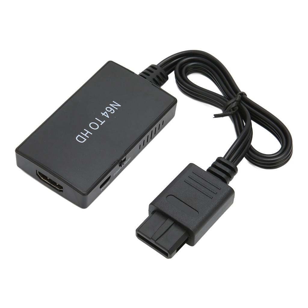 Для N64 к конвертеру интерфейса мультимедиа высокой четкости Поддержка переключения 720P 1080P Видеоадаптер Full HD для