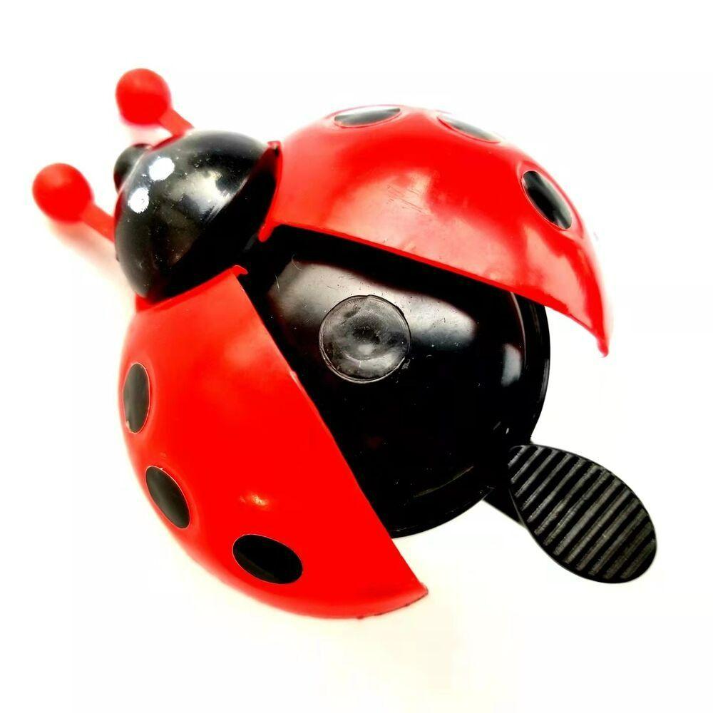 4 Colors Ladybug Bicycle Bell Cartoon Bike Warning Horn Novelty Bike Bell Boys