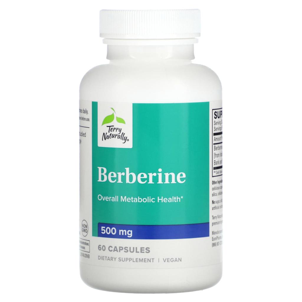 Berberine, 500Mg, 60 Capsules