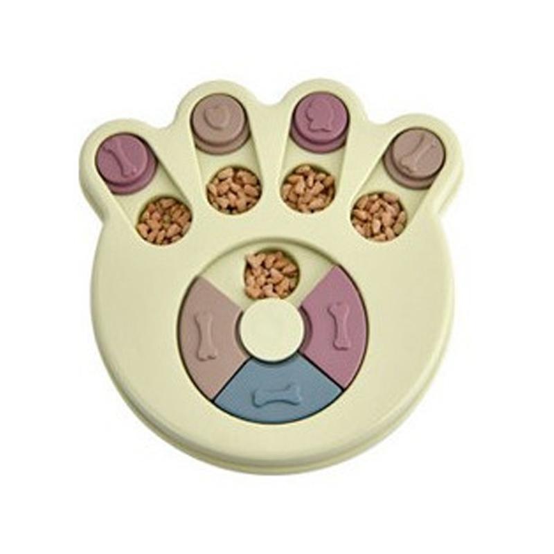NonSlip Bowl Slow Feeder Slowly Eating Interactive Food Dispenser Dog Puzzle Toys Pet Training Game