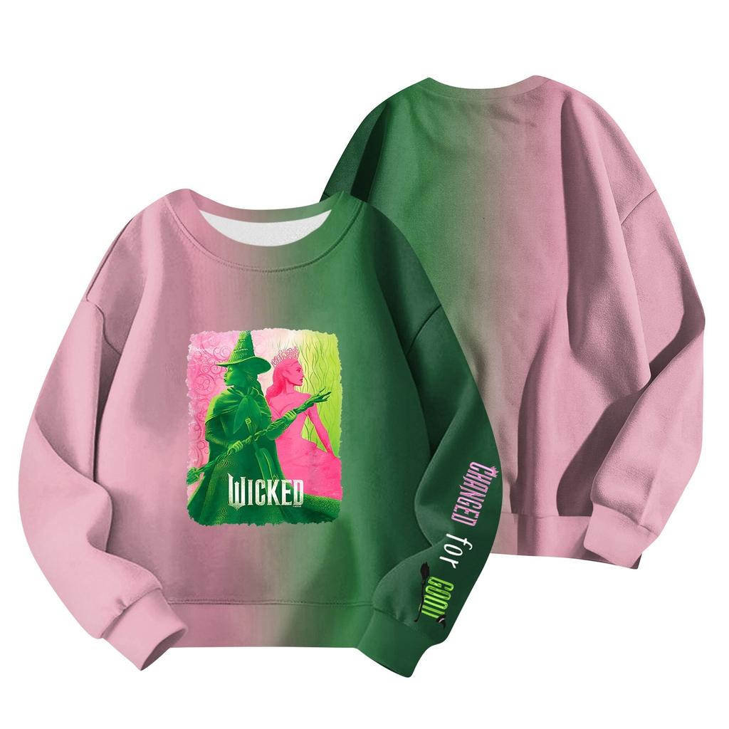 Детская толстовка с капюшоном для мальчиков и девочек, модная толстовка с длинными рукавами с принтом, возраст 3-14 лет