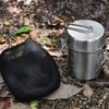 Non Slip Support Portable Camping Stove Stainless Steel Cooking Pot Set  Camping