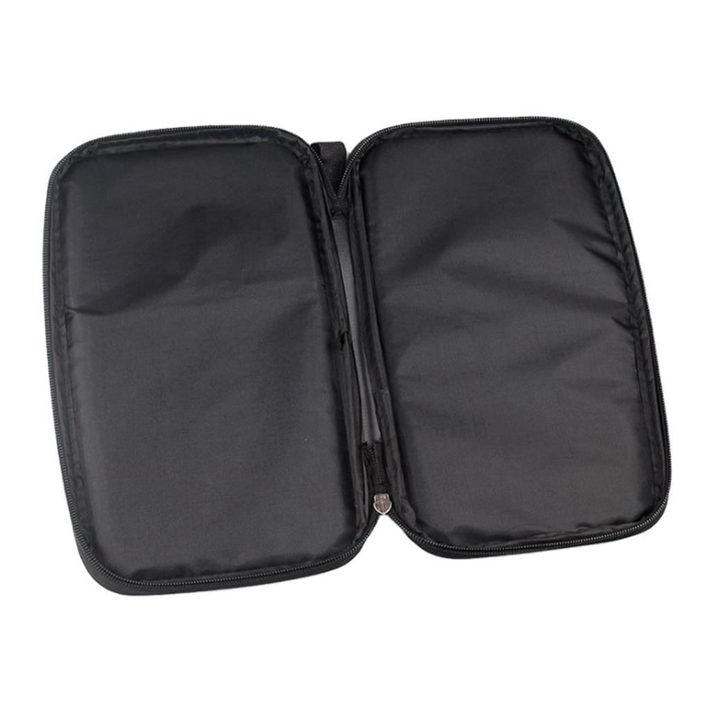 Table Tennis Racket Case Pingpong Bat Carry Bag Cover Hold 2 Paddles Table Tennis Balls Carrying Case for Indoor Outdoor