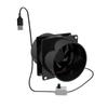 1Pcs Adjustable Speed Fume Absorber with Pipe Air Blower  Bathroom Kitchen Industrial