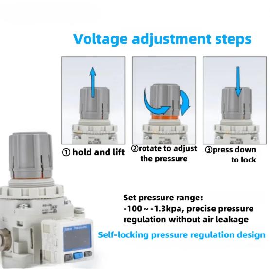 Vacuum negative pressure regulator valve reducing valve pumping regulator valve IRV10-C06 IRV20-C08 C10 LC08 car Pressure Regulators 5