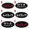 AAAGR1 1pcs 3D ABS Car Front Hood Logo Emblem Badge Sticker For KIA K2 K3 K5 K7 EV6 KX3 Soul Seltos Sportage Cerato Optima Sorento