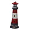 Garden Solar Lighthouse Statue Lamp Windproof Waterproof Outdoor Decoration 14.7inch Tall for Lawns, Fake Rocks Multipurpose