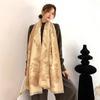 Women Scarf Cashmere Thickened Warm Shawl Office Air-conditioning Blanket