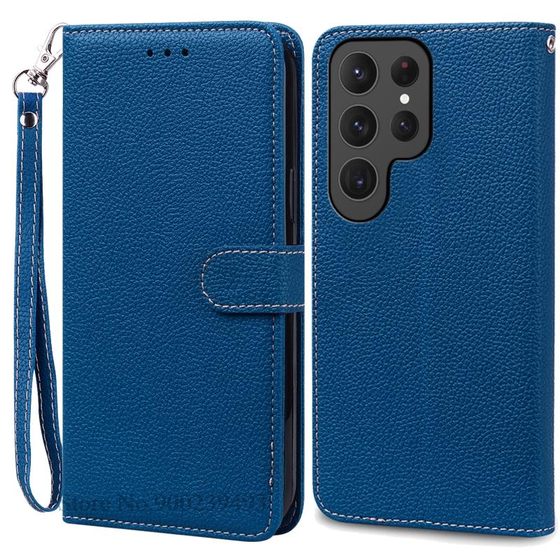 S25 Ultra Case For Samsung S25 Ultra Case Leather Wallet Flip Case For Samsung Galaxy S25 Ultra Case Book Cover Coque Fundas