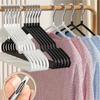 10 вешалок+20 зажимов, Сверхпрочные бархатные вешалки для одежды, Хранение в прачечной, Компактные вешалки для одежды, Стойка для одежды