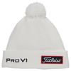 Titleist Tour Pom Pom Beanie White