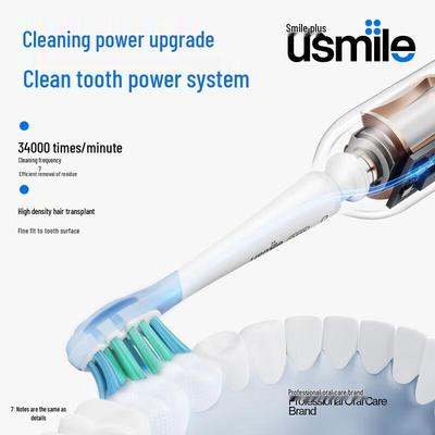 Звуковая электрическая зубная щетка Smilesonic P10, штекер CN (адаптер в комплекте)
