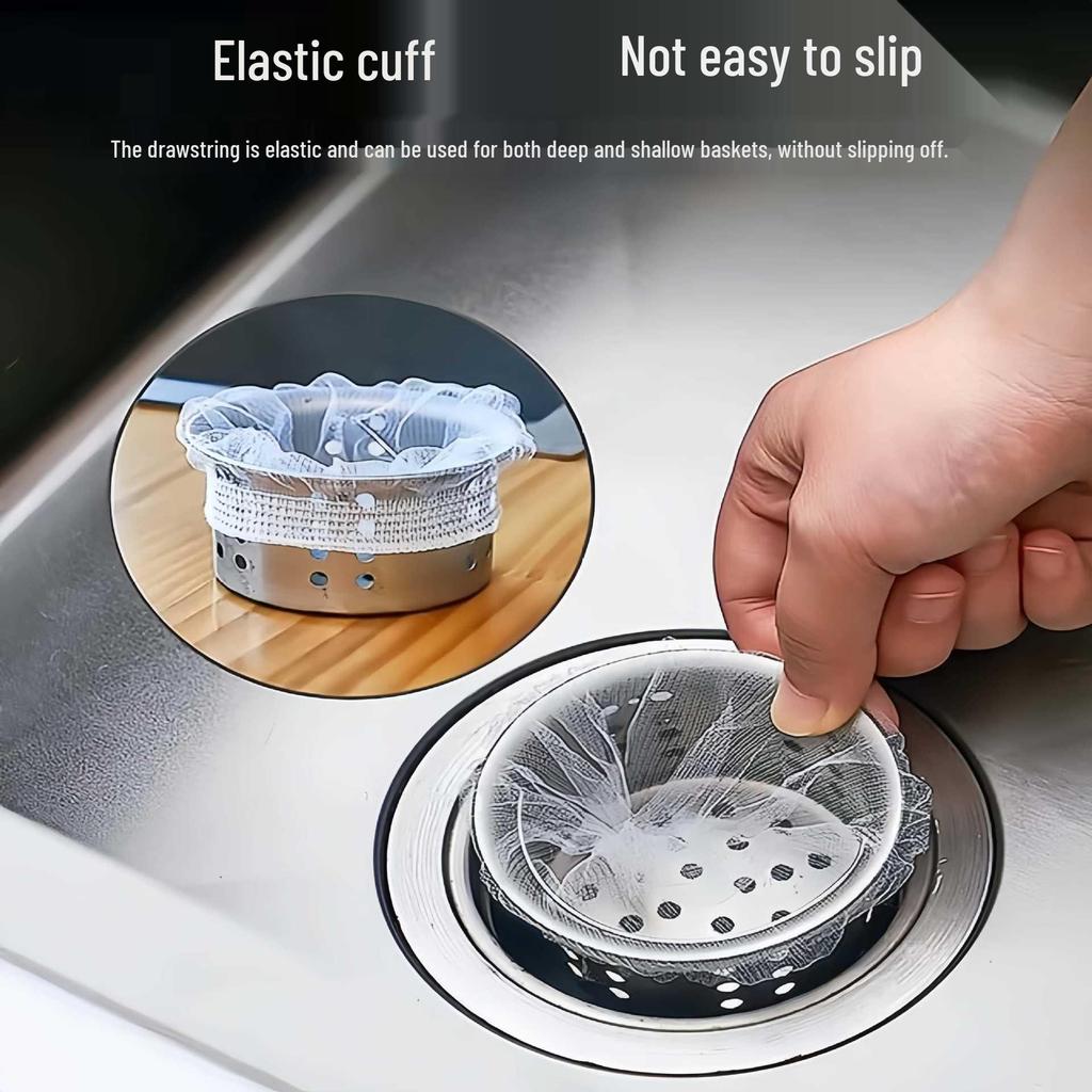 Disposable Mesh Sink Strainer for Vegetables and Garbage