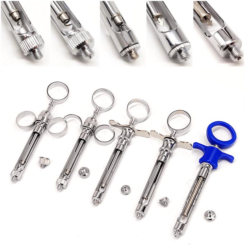 1 Piece Dental INTRALIGAMENTAL SYRINGE Aspirating Detnal Surgical Instrument Tool Dental Syringe with Metric and British Tips Dentist Tools