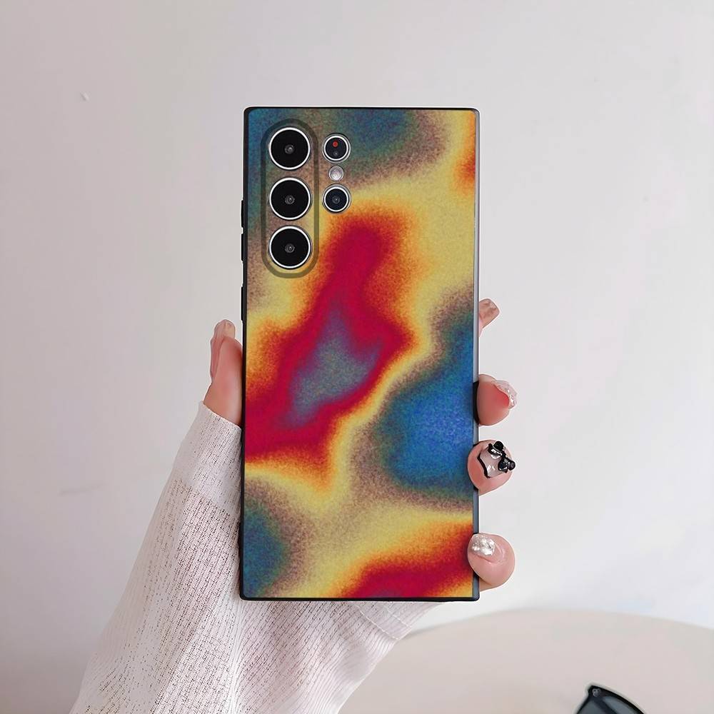 Модный абстрактный чехол для телефона Samsung Galaxy S25 S24 S22 S23 Ultra S21 S20 Plus 5G, матовый, нескользящий, полное покрытие, мягкий чехол