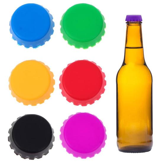 6/18/21 шт., силиконовая крышка для бутылки вина, герметичная, хорошая герметизация, пищевая многоразовая, легко моющаяся, многоразовая, безопасная для мытья в посудомоечной машине, крышка для пива