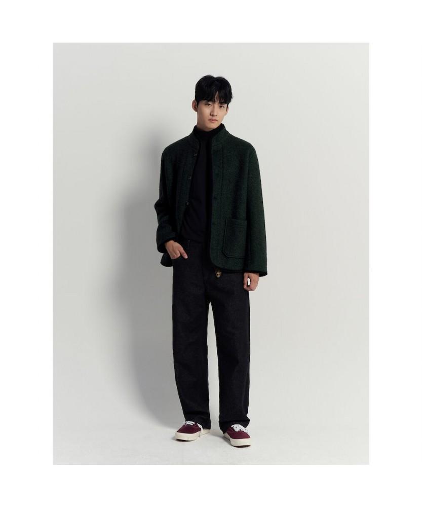 Beanpole Men Fleece Button-Up Cardigan Green