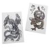 Temporary Tattoo Sticker Dragon Phoenix Body Arm Leg Waterproof Art Sticker