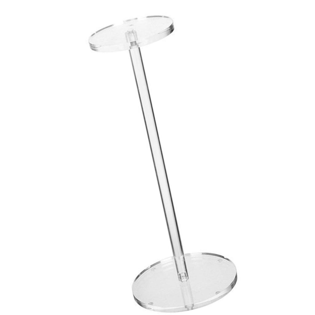 Многоцелевая Прочная Прозрачная Акриловая Подставка для Демонстрации Шляп и Париков со Стабильным Основанием Аксессуар для Домашнего или Розничного Использования