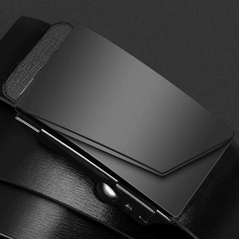 Ремень Toothless Automatic Buckle для мужчин, молодых мужчин, повседневный деловой ремень из натуральной кожи для мужчин, молодежный ремень в корейском стиле для брюк
