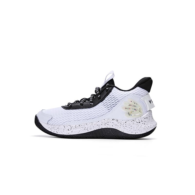 Under Armour Curry 3Z7 GS Black Metallic Gold Kids Sneakers 3026623-001