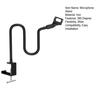 Gooseneck Microphone Arm Stand 360 Degree Flexibility Heavy Duty Desk Clamp Universal Mic Holder Clip