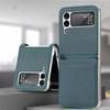 Anti -Falling Matte Leather Cover Case For Samsung Galaxy Z Flip4 5g Flip 4 Flip3 Flip 3 Folding Design Fashion Phone Bag