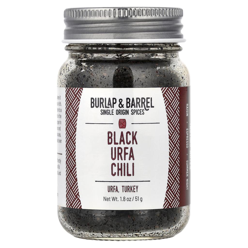 Burlap & Barrel, Black Urfa Chili, 51g (1.8oz)