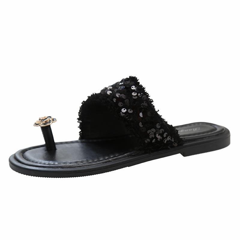 Summer Slippers Women Flat Luxury Outdoor Beach Flip Flops Female Sandals Trend Brand Design Slides Shoes Woman 2024