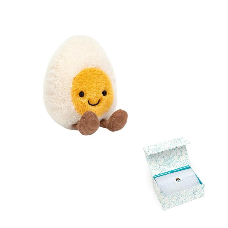 JELLYCAT Пасхальное вареное яйцо Успокаивающая кукла Плюшевая фигурка Высота 14см/23см/28см