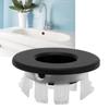 6Pcs Circular Sink Overflow Rings Round Shape Hole Cover Easy Fit Overflow Drain Cover  Kitchen Sink