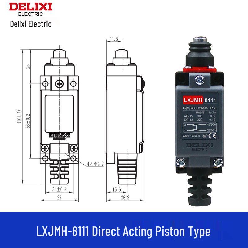 DELIXI LXJM S8108 Роликовый концевой выключатель Замена для LXJM1