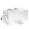 1L Aluminum Oil Catch Can Coolant Fuel Overflow Tank with Breather Filter Drain Tap Universal