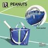 8389 Snoopy Sporty Large Tote Bag with Shoulder IP Tall PEANUTS [Routeto] 2-Way (01 Blue)